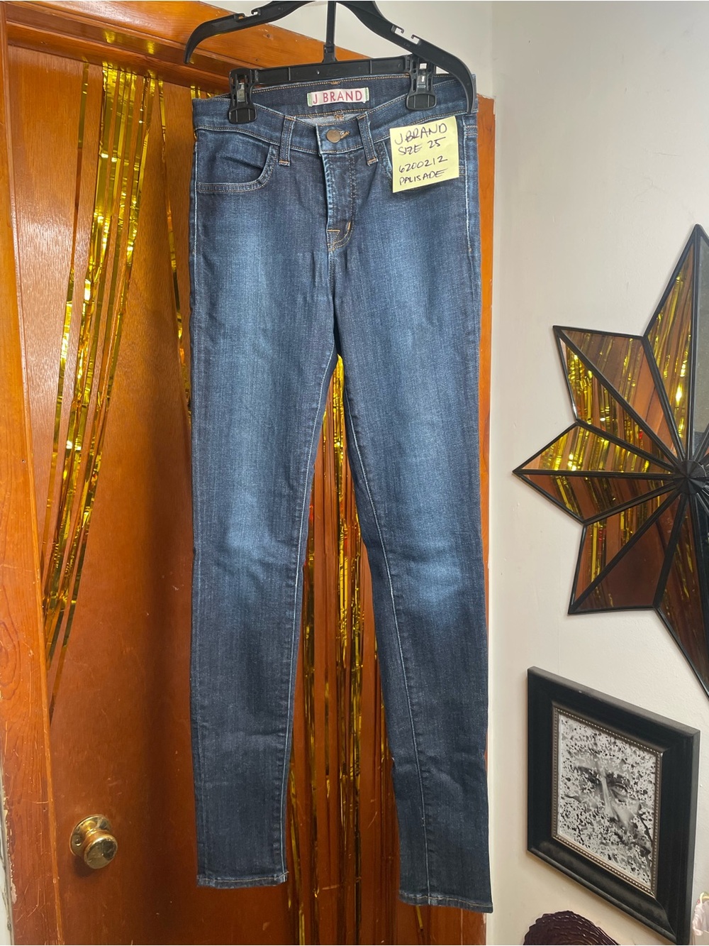 J Brand Dark Wash Skinny Jeans in Deep Blue